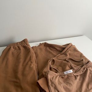 12th Tribe Billie mocha lounge set